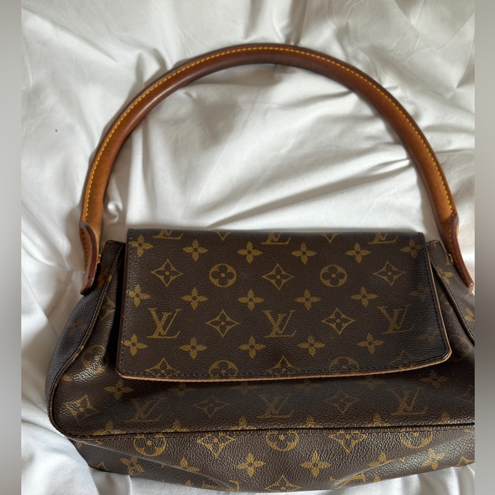 Louis Vuitton Mini Looping Shoulder Bag Monogram Brown